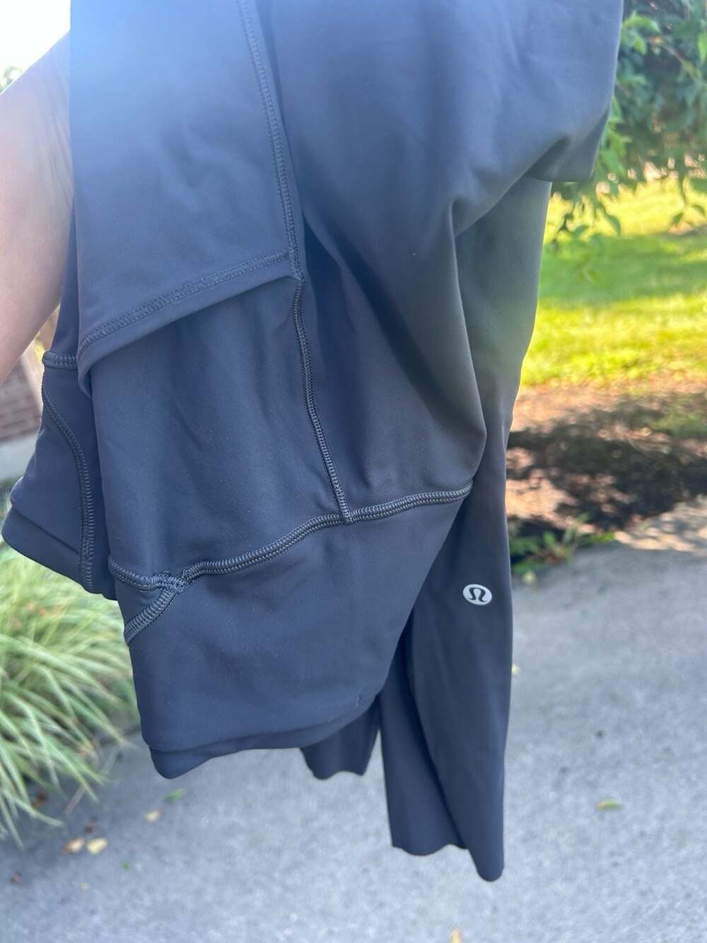 Lululemon Fast and Free Leggings Size 6 Black Pockets - Picture 4 of 4